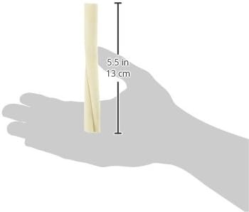 Pet Factory American Beefhide 5" Twist Sticks Dog Chew Treats - Natural Flavor, 10 Count/2 Pack