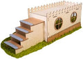 Wooden rabbit house, bunny сastle, Add your pet's name for FREE (No pillow no fleece)