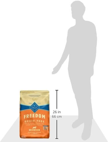 Blue Buffalo Freedom Grain-Free Large Breed Dry Dog Food, Supports Joint Health & Mobility, Made in the USA with Natural Ingredients, Chicken & Potatoes, 24-lb Bag