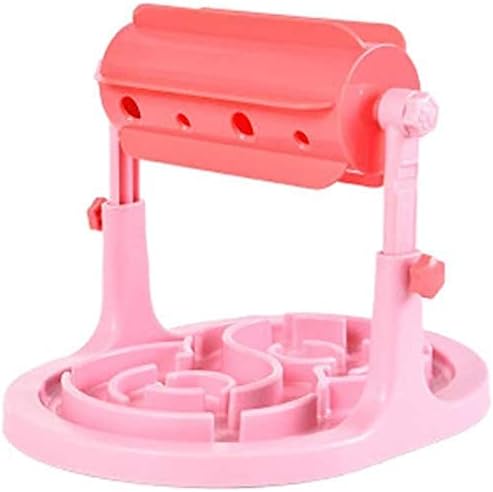 Game Box for Dogs Pigs Rabbits Cats and Other Small Animals - Slow Feeding Toys, Shampoo, & Much More (Purple Mat & Pink Games)