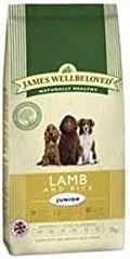 James Wellbeloved Complete Junior Dog Food with Lamb & Rice (2kg) (Pack of 4)
