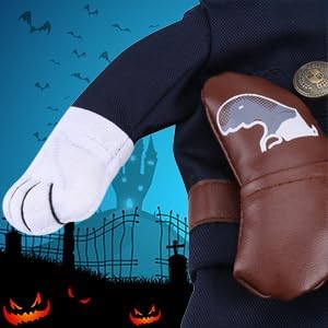 Pet Cosplay Outfit, Funny Dog Cat Party Costume Puppy Uniform Pet Cosplay Clothes for Halloween Christmas Theme Party(M)