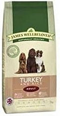 James Wellbeloved Adult Complete Dog Food with Turkey & Rice (2kg) (Pack of 4)