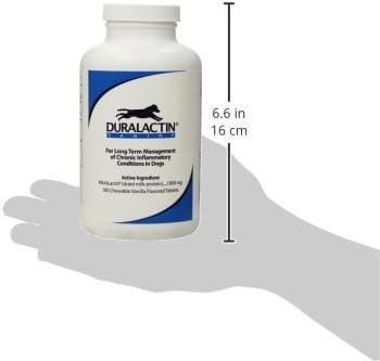 PRN Pharmacal Duralactin Canine Chewable Tablets - Joint Health Supplement for Dogs & Puppies - Pet Mobility Support - Vanilla Flavored Chews - 180 Count