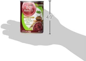 Purina ONE Plus Wet Puppy Food Classic Ground Healthy Puppy Lamb and Long Grain Rice Entree - (Pack of 24) 13 oz. Cans