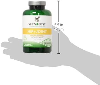Vet's Best Advanced Hip & Joint Dog Supplements - Formulated with Glucosamine and Chondroitin to Support Dog Joint and Cartilage Health - 90 Chewable Tablets