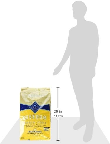 Blue Buffalo Freedom Grain-Free Healthy Weight Dry Dog Food, Complete & Balanced Nutrition for Adult Dogs, Made in the USA with Natural Ingredients, Chicken & Potatoes, 24-lb Bag
