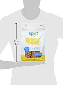 Spot Farms Chicken Jerky Healthy All Natural Dog Treats Human Grade for Hip and Joint 12 oz
