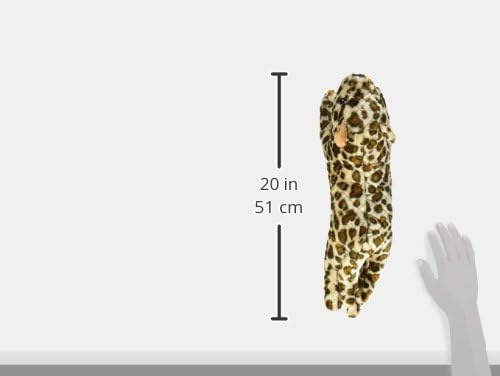 MIGHTY- Massive-Safari-Leopard- Squeaker-Multiple Layers. Made Durable, Strong & Tough. Interactive Play Dog Toy (Tug, Toss & Fetch). Machine Washable & Floats