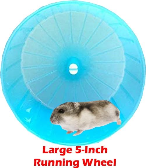 Extra Large Multi-Floors Expandable and Customizable Hamster Mansion Mouse Habitat Gerbil Home Rat House Small Animal Critter Home Cage with Hide House Excerise Running Wheel Food Bowl