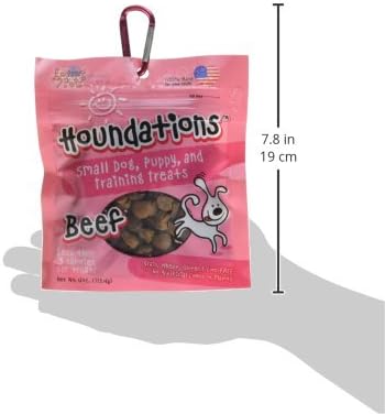 Loving Pets Houndations Beef Training Treats Dog Treat, 4 Oz/One Size, Multi (8151) (Pack of 3)