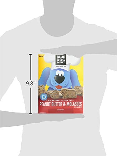 Blue Dog Bakery Natural Low Fat Peanut Butter & Molasses Biscuits, 20 oz