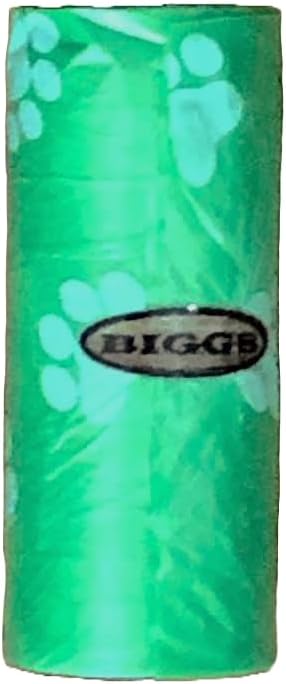 Wiggles & Wags Poppers Made with Pork, Beef and Blueberry Soft and Chewy Dog Treats. Plus Biggs Dog Waste Bags. 1-8oz (226 g) Bag.