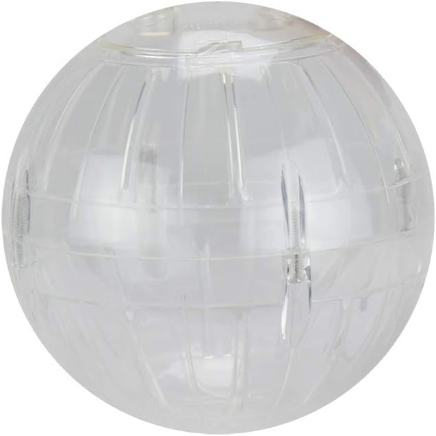 Lee's Kritter Krawler Mini Exercise Ball, 5-Inch, Plastic, Clear (Pack of 2)