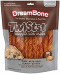 Dream~Bone~ Twists Wrapped with Real Chicken & Peanut Butter, Highly Digestible Dog Chews, 36 Count