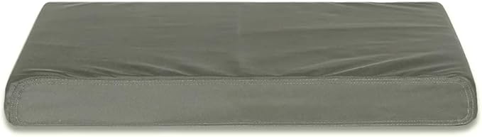 Dog Bed Cover,Waterproof Tough Plastic DIY Pet Bed Cover,Non Stick Hair Easy to Clean Rectangular Fillable Dog Bed Covers with Zipper(Greyish Green,36" L x 27" W x 4" Th,Cover Only)