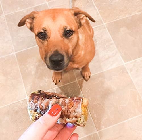 Dog Chews – Beef Trachea Dog Treat Chew Made in USA. Grass Fed Farm-Raised American Beef. Glucosamine Rich for Healthy Joints. All Natural Dental Chew (3" 4 PCS)