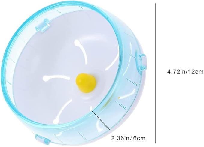 Silent Hamster Wheel - Exercise Wheel for Syrian Hamsters - Quiet Spinner Running Wheel for Small Animals - Pet Hamsters Gerbils Mice Rats Guinea Pig Hedgehog Exercise Wheel Toy