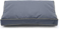 Dog Bed Cover,Waterproof Tough Plastic DIY Pet Bed Cover,Non Stick Hair Easy to Clean Rectangular Fillable Dog Bed Covers with Zipper(Dark Grey,36" L x 27" W x 4" Th,Cover Only)