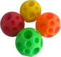 Interactive Treat Ball with Large Hole 4 Pack - Durable Chew Toy for Dispensing Treats and Promoting Active Play for Dogs, Pigs, Rabbits, and Other Pets