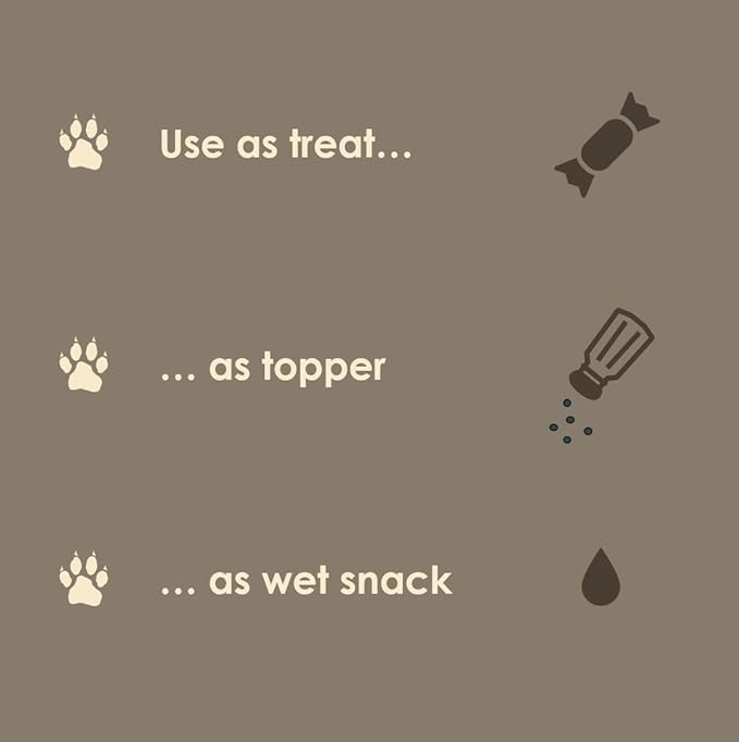 MVPChews | Freeze Dried Beef Liver Dog Treats | Single Ingredient Training Treats | High Protein, Grain Free, No Additives or Fillers | Premium Quality Food Topper | Made in USA - 3.5oz (Pack of 4)
