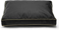 Dog Bed Cover,Waterproof Tough Plastic DIY Pet Bed Cover,Non Stick Hair Easy to Clean Rectangular Fillable Dog Bed Covers with Zipper(Black,54" L x 44" W x 4" Th,Cover Only)