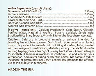 Healthy Breeds Boxer Z-Flex Minis Hip and Joint Support Soft Chews 60 Count