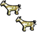 TUFFY - World's Tuffest Soft Dog Toy -Barnyard- Multiple Layers. Made Durable, Strong & Tough. Interactive Play (Tug, Toss & Fetch). Machine Washable & Floats. (Horse, Jr 2 Pack)