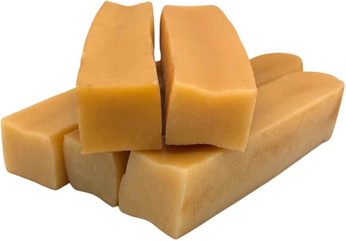 Premium Yak Cheese Himalayan Dog Chews - Natural Yak Chews for Large and Small Dogs - Yak Milk Dog Chew - Long-Lasting Treats for Aggressive Chewers - Large, 1 Pound (5 Pieces)