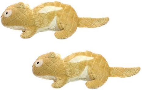 MIGHTY- Massive - Squeaker-Multiple Layers. Made Durable, Strong & Tough. Interactive Play Dog Toy (Tug, Toss & Fetch). Machine Washable & Floats. (Chipmunk, Massive 2 Pack)