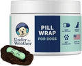 Under The Weather Pet Pill Wrap for Dogs | Pill Dough Natural Dog Treats Wraps | Easy Solution to Hide Medications, Vitamins, and Supplements Pills - Chicken Flavor - 4.94 oz