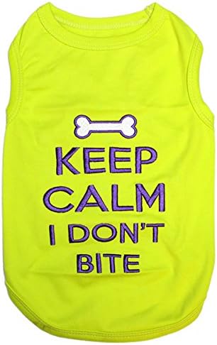 Parisian Pet Dog Shirt – 100% Cotton Shirts for Medium Dogs – Sleeveless Puppy Vest – Lightweight and Breathable Pet Apparel – Pullover Summer Dog Clothes - Stretchy Funny T Shirts for Dogs