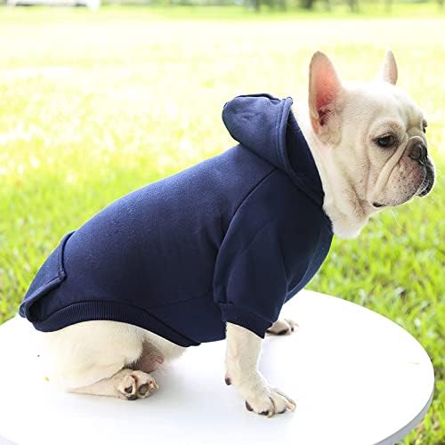 TAPBULL Dog Dresses, Fashionable Pet Dog Sweatshirt Clothes in Dark Colors, Cute Cat Birthday Dress Outfit (Red/Blue/Orange 3-Pack), X-Large
