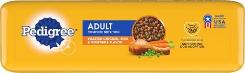 Pedigree Complete Nutrition Adult Dry Dog Food Roasted Chicken, Rice & Vegetable Flavor Dog Kibble, 16 lb. Bag