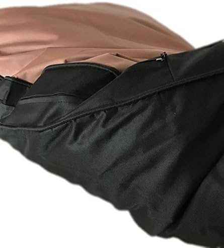 Waterproof Durable Overstuffed Mixed Memory Foam and Polyester Fill Pillow Dog Bed with Inner Liner and External tough OXFORD fabric Case Cover for Small and Large Dogs (48x30 INCHES, Brown)