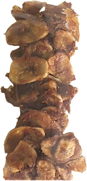 Wiggles & Wags Dipped Slices Banana with Chicken & Peanut Butter Flavor (1-2 Ounce Bag) Dog Treats.