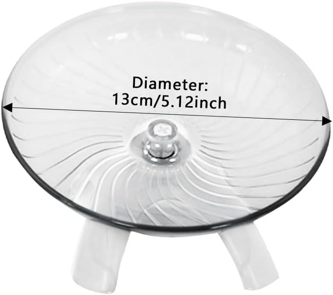 Kakalote Hamster Wheel, Hermit Crab Climbing Toys Silent Running Exercise Wheel, Small Animal Exercise Wheels Hermit Crabs Wheel for Hamsters, Gerbils, Hermit Crab Small Cage
