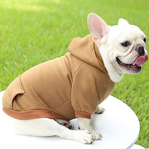 TAPBULL Dog Dresses, Fashionable Pet Dog Sweatshirt Clothes in Light Colors, Cute Cat Birthday Dress Outfit (Pink/Purple/Coffee 3-Pack), Small