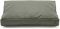 Dog Bed Cover,Waterproof Tough Plastic DIY Pet Bed Cover,Non Stick Hair Easy to Clean Rectangular Fillable Dog Bed Covers with Zipper(Greyish Green,44" L x 32" W x 4" Th,Cover Only)