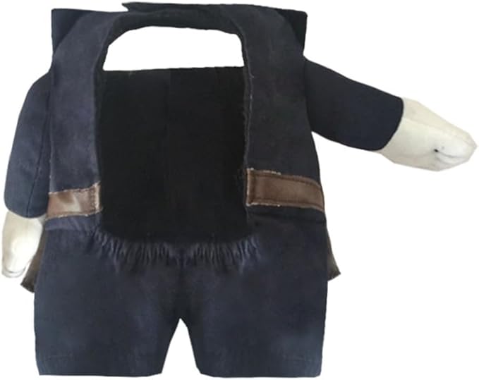 NACOCO Halloween Pet Policeman Costume - Dog and Cat Funny Clothes Outfit Apparel for Small Medium and Large Dogs(Navy Blue, M