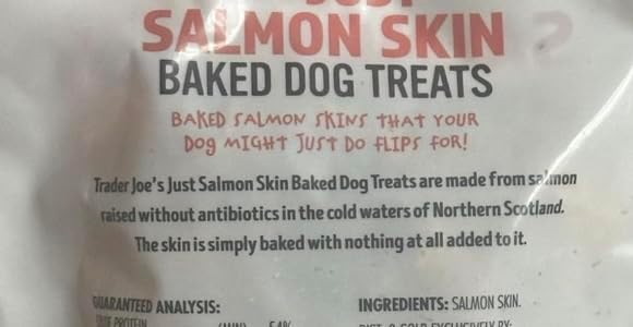 Trader Js Salmon Dog Treats 3 Pack (2 oz, Just Salmon Skins)