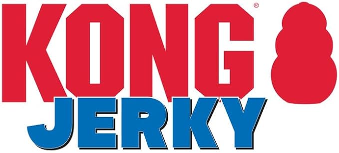 KONG All Natural Chicken Recipe Jerky Dog Treats for Training and Rewarding (2 Pack (Medium/Large))