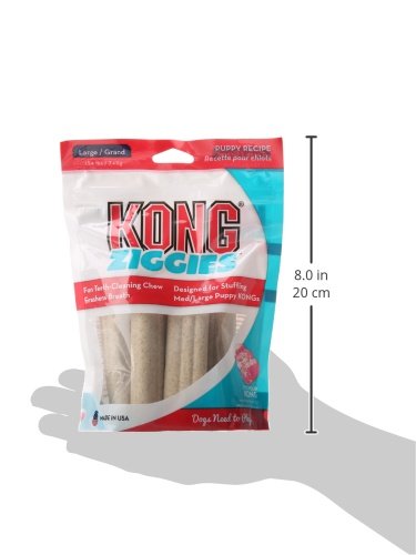 Kong Puppy Stuff'n Ziggies Large Dog Treat, 8 oz