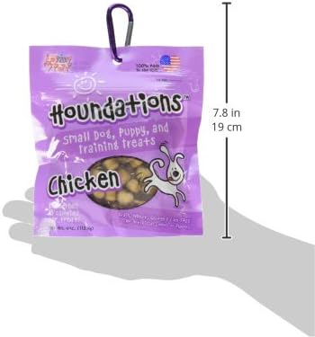 Loving Pets Houndations Chicken Training Treats Dog Treat, 4 Oz/One Size (Pack of 2)