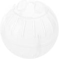 1Pc Silent Exercise Ball Plastic Spinner Hamster Running for Sugar Gliders Mice Gerbils Small Animal Exercise Wheels Multiple Colors Hamster Exercise Ball，Animal Health Supplie（White）