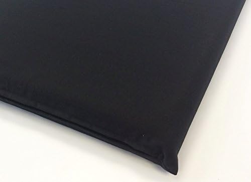 Luxurious Comfort Pet Dog Bed External Cover for Small and Large Dogs - Cover ONLY (47"x29" (45"x27"x3"), Canvas - Black)