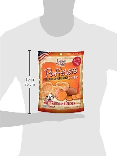 Loving Pets Puffsters Potato Chicken Treats for Dogs (4 oz)