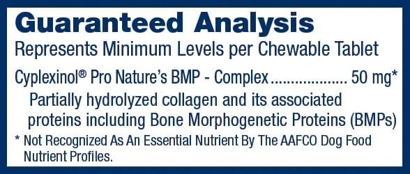 ZyCal Ostinol Advanced K-9 Joint Supplement for Dogs – Bioactive Protein Complex with Cyplexinol® Pro 50mg | Bone & Joint Dog Supplement | 90 Chewable Bone-Shaped Tablets