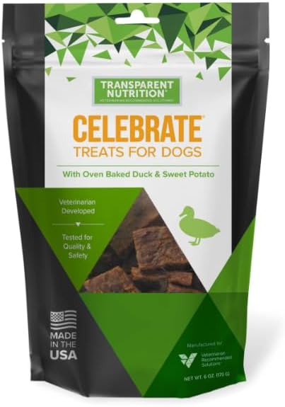 Celebrate Duck Jerky Treats – Veterinarian Developed Duck & Sweet Potato Dog Treats, High Protein