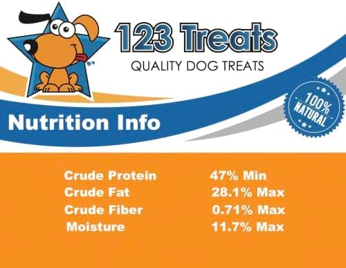 123 Treats Chicken Feet Dog Treats – 100% Natural Baked Chicken Feet for Dogs, Single Ingredient Chew Snacks, Support Joint & Dental Health | Excellent Source of Chondroitin (7 Ounces)